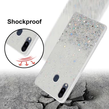 Samsung Galaxy M20 Silikondeksel Glitter