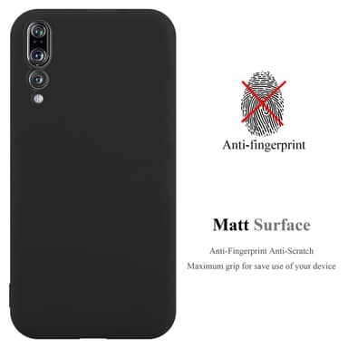 Deksel Huawei P20 PRO / P20 PLUS Silikon cover (svart)