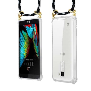 LG K10 2016 Deksel med Halskjede (svart)