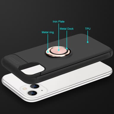 iPhone 14 silikondeksel cover (svart)