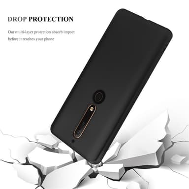 Deksel Nokia 6.1 Case Cover (svart)