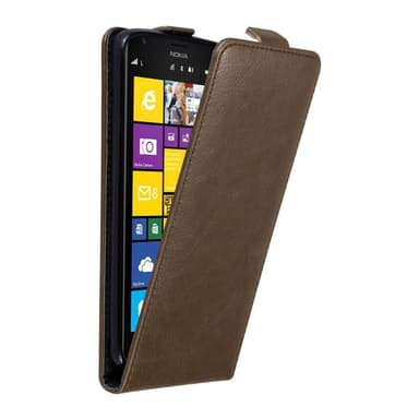 Nokia Lumia 1520 deksel flip cover (brun)