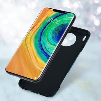 Huawei MATE 30 PRO lommebokdeksel etui (blå)