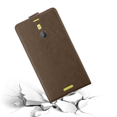 Nokia Lumia 1520 deksel flip cover (brun)