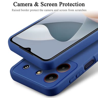 ZTE Blade A54 silikondeksel case (blå)