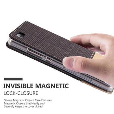 Huawei P8 LITE 2015 lommebokdeksel etui (grå)