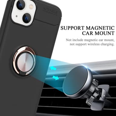 iPhone 14 silikondeksel cover (svart)
