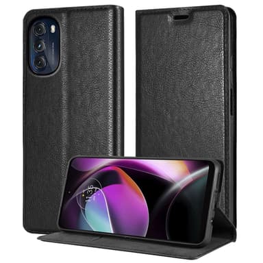 Motorola MOTO G 5G 2022 lommebokdeksel case (svart)