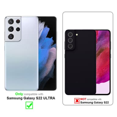 Deksel Samsung Galaxy S22 ULTRA Case Cover (sølv)