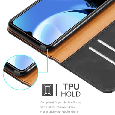 Xiaomi RedMi 9T / POCO M3 lommebokdeksel etui (svart)