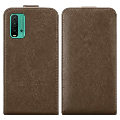 Xiaomi RedMi 9T / POCO M3 deksel flip cover (brun)