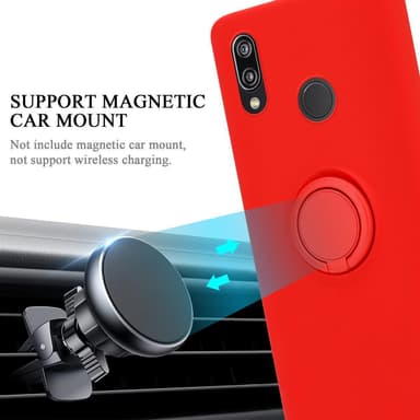 Deksel Huawei P20 LITE 2018 / NOVA 3E Ring Case (rød)