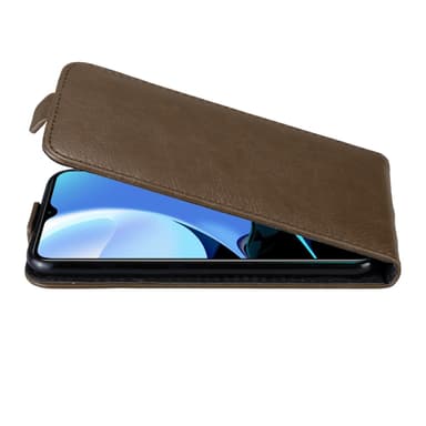 Xiaomi RedMi 9T / POCO M3 deksel flip cover (brun)