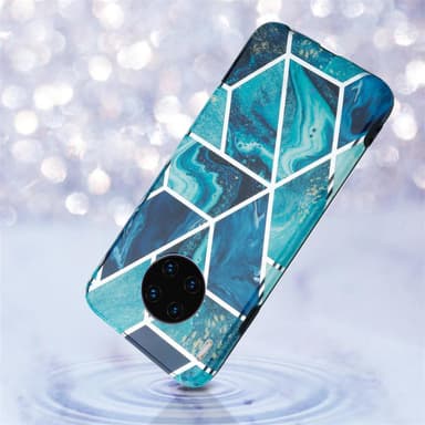 Huawei MATE 30 PRO lommebokdeksel etui (blå)
