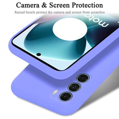 Motorola MOTO G200 5G silikondeksel case (lilla)
