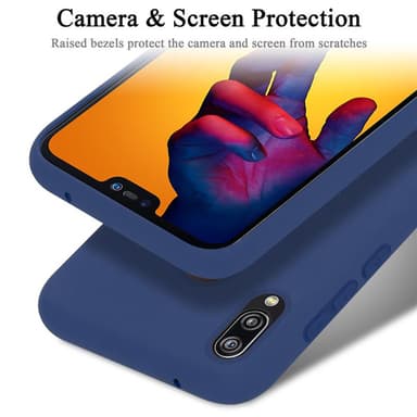 Huawei P20 LITE 2018 / NOVA 3E silikondeksel case (blå)