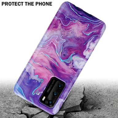 Huawei P40 lommebokdeksel etui (lilla)