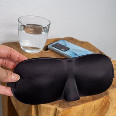 Øyemaske ergonomisk unisex-søvnmaske (svart)