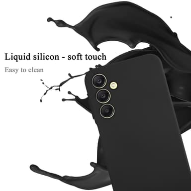 Samsung Galaxy A25 silikondeksel case (Svart)