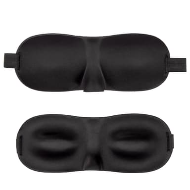 Øyemaske ergonomisk unisex-søvnmaske (svart)