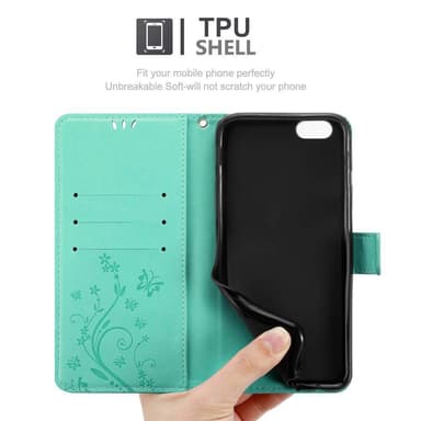 iPhone 6 PLUS / 6S PLUS lommebokdeksel Blomster