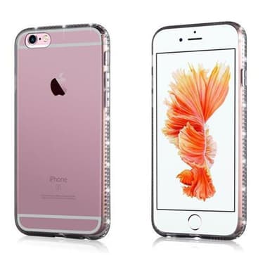 iPhone 6 / 6S Deksel Glitter Case (svart)