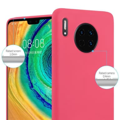 Deksel Huawei MATE 30 Silikon cover (rød)