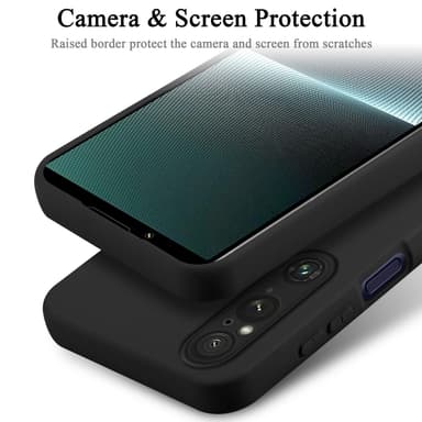 Sony Xperia 1 V silikondeksel case (svart)