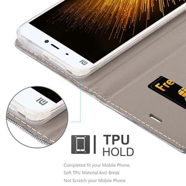 Xiaomi Mi 5 lommebokdeksel etui (grå)
