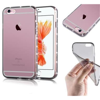 iPhone 6 / 6S Deksel Glitter Case (svart)