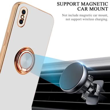 iPhone XS MAX silikondeksel case (hvit)