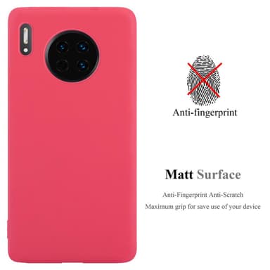 Deksel Huawei MATE 30 Silikon cover (rød)