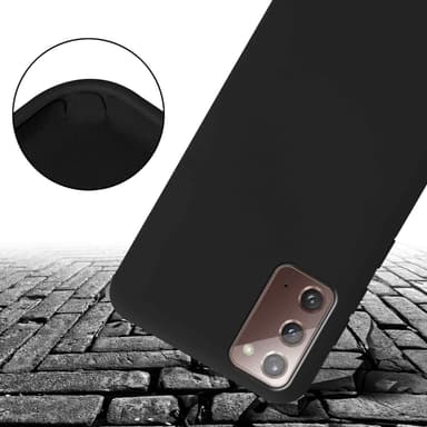 Deksel Samsung Galaxy NOTE 20 med Halskjede (svart)