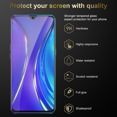 Realme X2 / XT / Oppo K5 3x Skjermbeskytter Skärmskydd