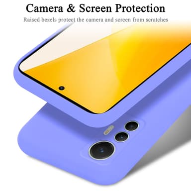 Xiaomi 12 LITE silikondeksel case (lilla)