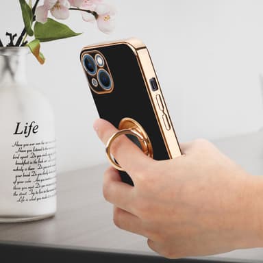 iPhone 14 silikondeksel case (svart)