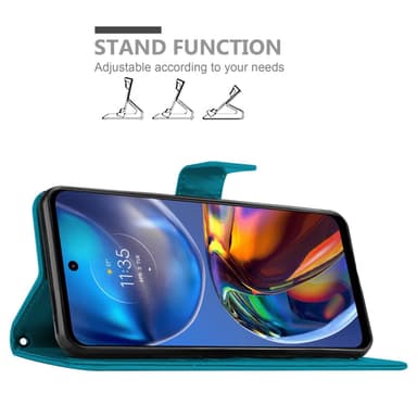 Motorola MOTO E32 4G / E32S lommebokdeksel Blomster