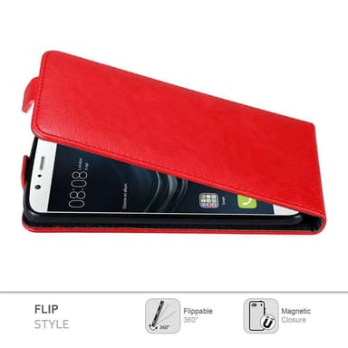 Huawei P9 LITE 2016 / G9 LITE deksel flip cover (rød)