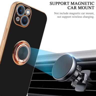 iPhone 14 silikondeksel case (svart)