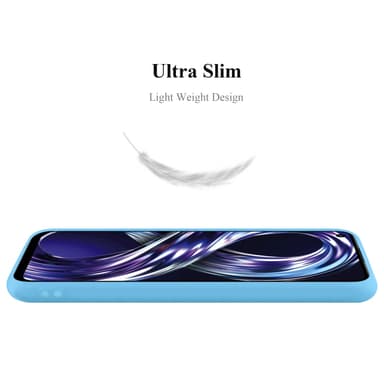 Deksel Realme 8i / Narzo 50 4G Silikon cover (blå)
