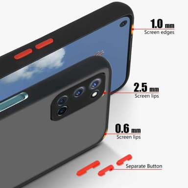 Oppo A72 Deksel Case Cover (Svart)