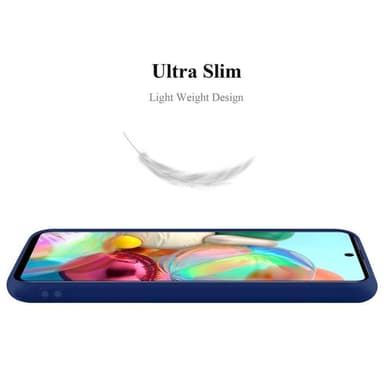 Deksel Samsung Galaxy A71 4G Silikon cover (blå)