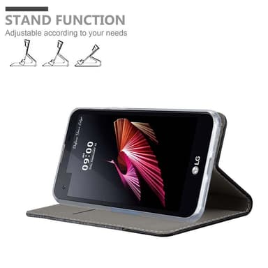 LG X SCREEN lommebokdeksel etui (grå)