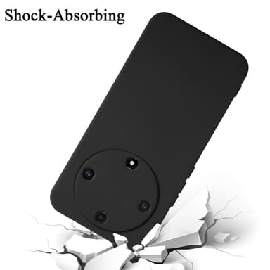 Honor Magic 5 Lite 5G silikondeksel case (Svart)