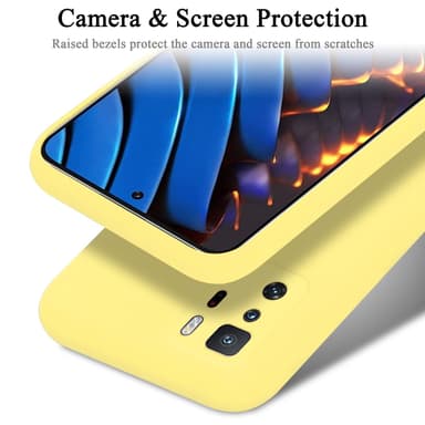 Xiaomi POCO X3 GT silikondeksel case (gul)
