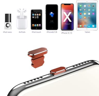 Beskyttelsesdeksel for iPhone Støvtett plugg