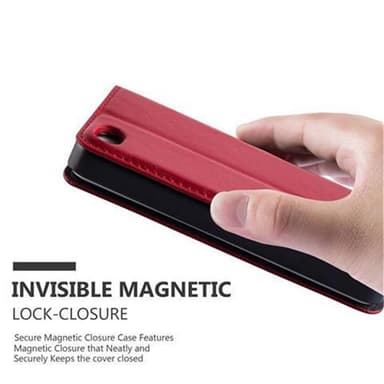 iPhone 4 / 4S lommebokdeksel case (rød)