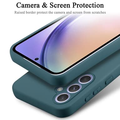 Samsung Galaxy A54 5G silikondeksel case (Grønn)