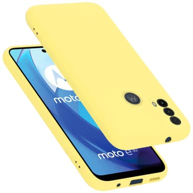 Motorola MOTO E20 / E30 / E40 silikondeksel case (gul)