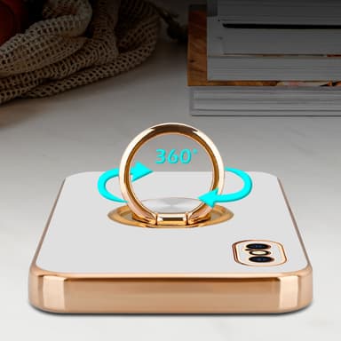 iPhone XS MAX silikondeksel case (hvit)